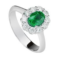 Anneau World Diamond Group Femme in Or blanc Smeraldo 0.59 Ct ACL045DISM - ACL045DISM